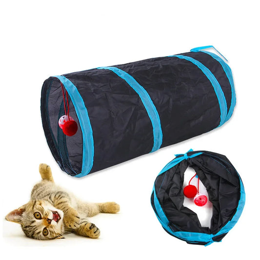 Cat Tunnel Foldable S T Y Pass Play Tunnel Breathable Drill Barrel for Indoor loud paper