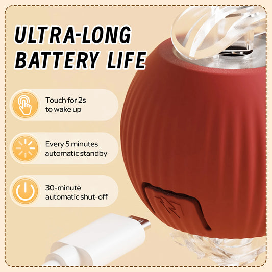 Automatic cat teasing ball, indoor cat self-entertainment artifact, dog & cat puzzle toy