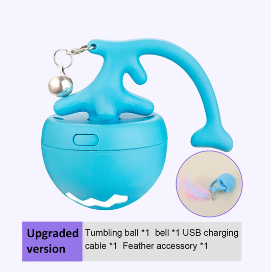 Interactive Cat Toy Reusable Motion Activate Chirping Cat and Mouse Catching Game for Pet Hide and Seek