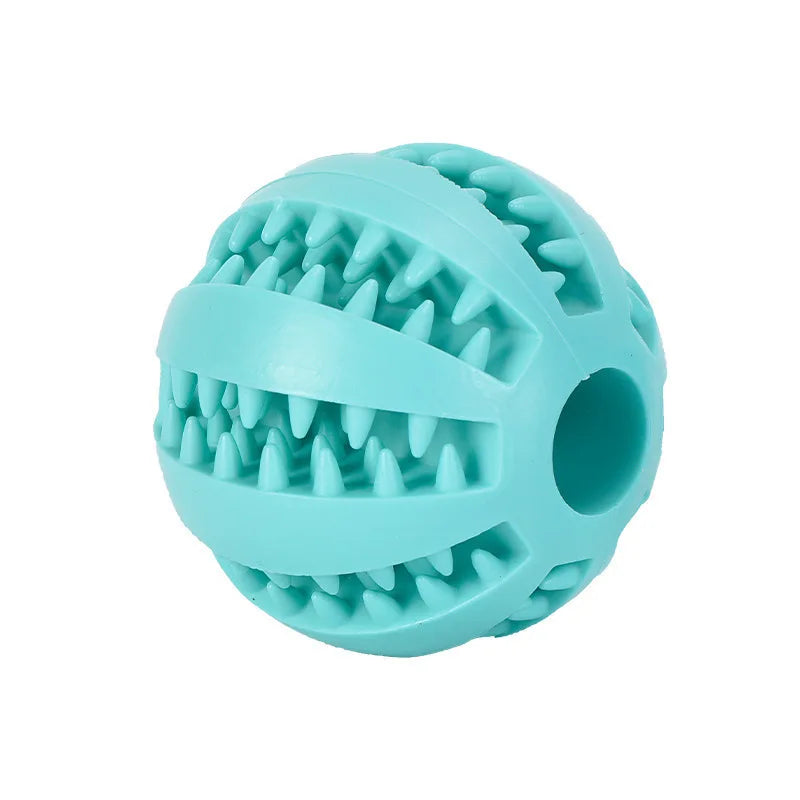 Dog Toy Ball Interactive Rubber Balls Tooth Cleaning Cats Pets Food Treat Feeder Silicone Balls Toy