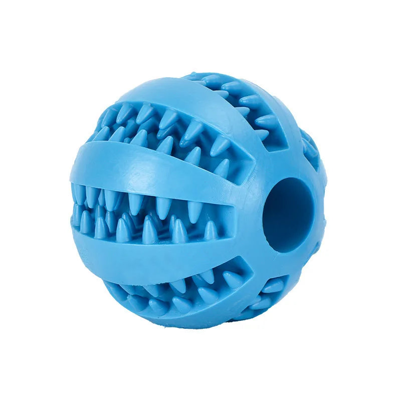 Dog Toy Ball Interactive Rubber Balls Tooth Cleaning Cats Pets Food Treat Feeder Silicone Balls Toy