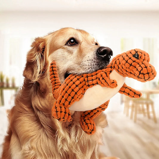 Cats and Dogs Pet Plush Dinosaur Toys Interactive Dog Chew Toys Plush Stuffing Dog Toys for Small Dogs