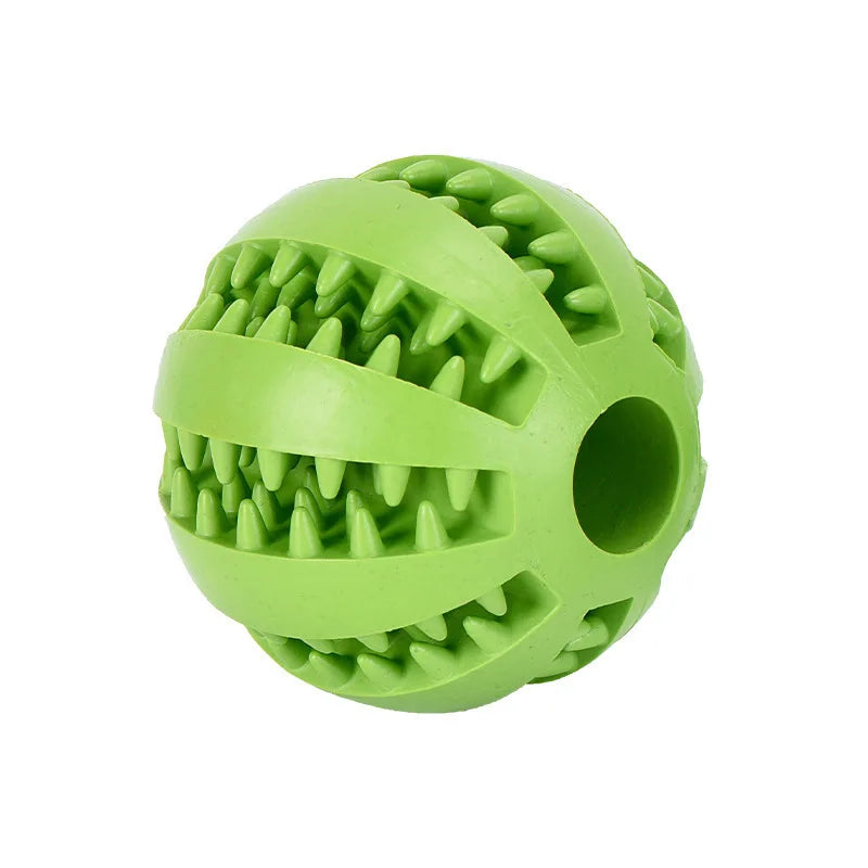 Dog Toy Ball Interactive Rubber Balls Tooth Cleaning Cats Pets Food Treat Feeder Silicone Balls Toy