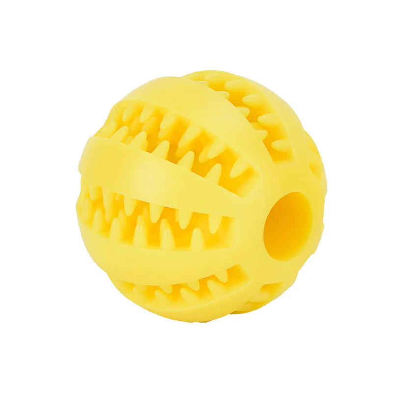 Dog Toy Ball Interactive Rubber Balls Tooth Cleaning Cats Pets Food Treat Feeder Silicone Balls Toy