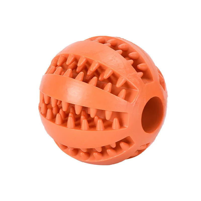 Dog Toy Ball Interactive Rubber Balls Tooth Cleaning Cats Pets Food Treat Feeder Silicone Balls Toy