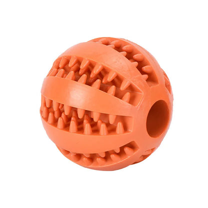 Dog Toy Ball Interactive Rubber Balls Tooth Cleaning Cats Pets Food Treat Feeder Silicone Balls Toy