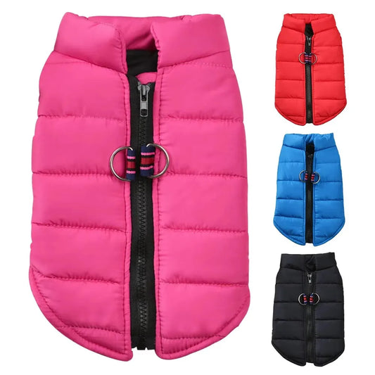 Winter Warm Clothes For Small Dogs Windproof Coat Jacket Padded Clothing for Yorkie Chihuahua Puppy Cat Outfit Vest