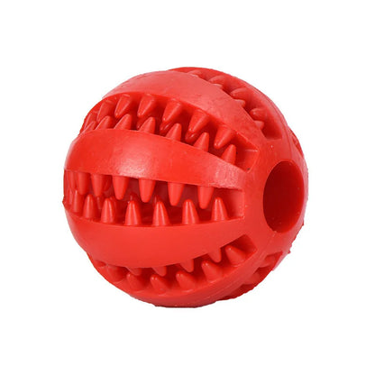 Dog Toy Ball Interactive Rubber Balls Tooth Cleaning Cats Pets Food Treat Feeder Silicone Balls Toy